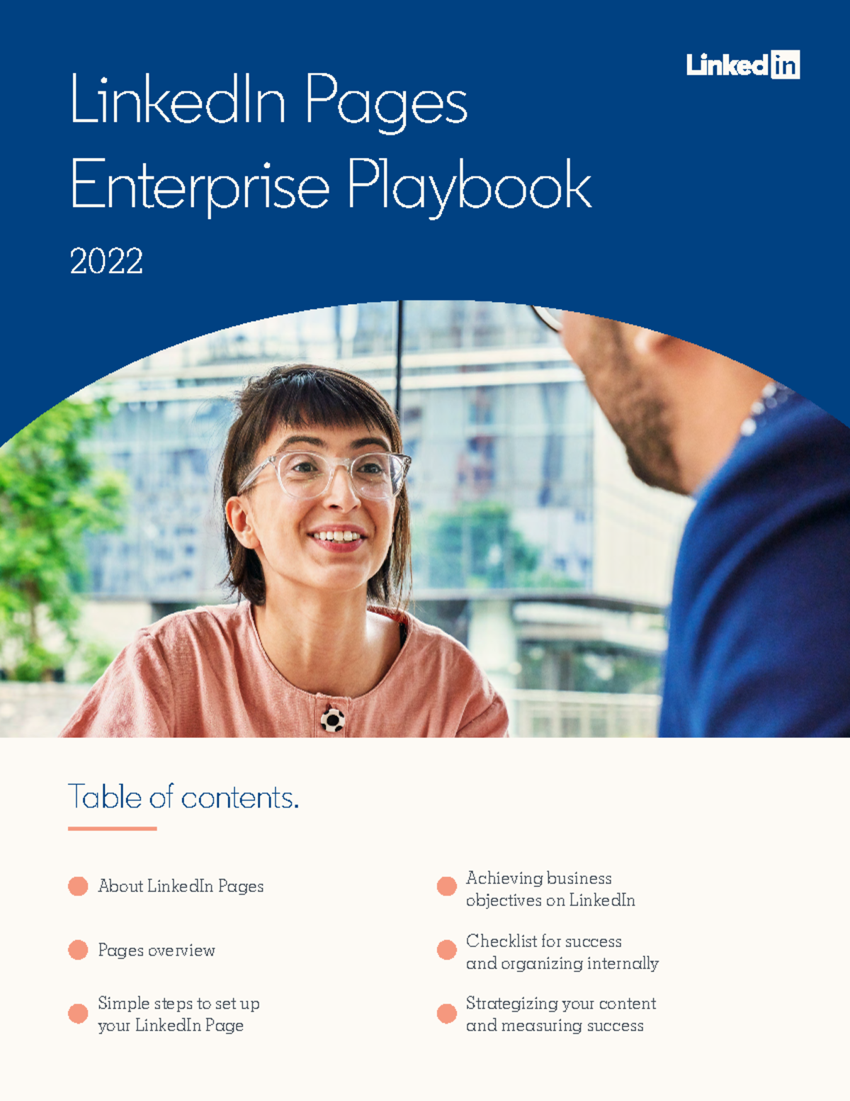 ENT Playbook FY22 - LinkedIn Pages Enterprise Playbook 2022 Table of ...