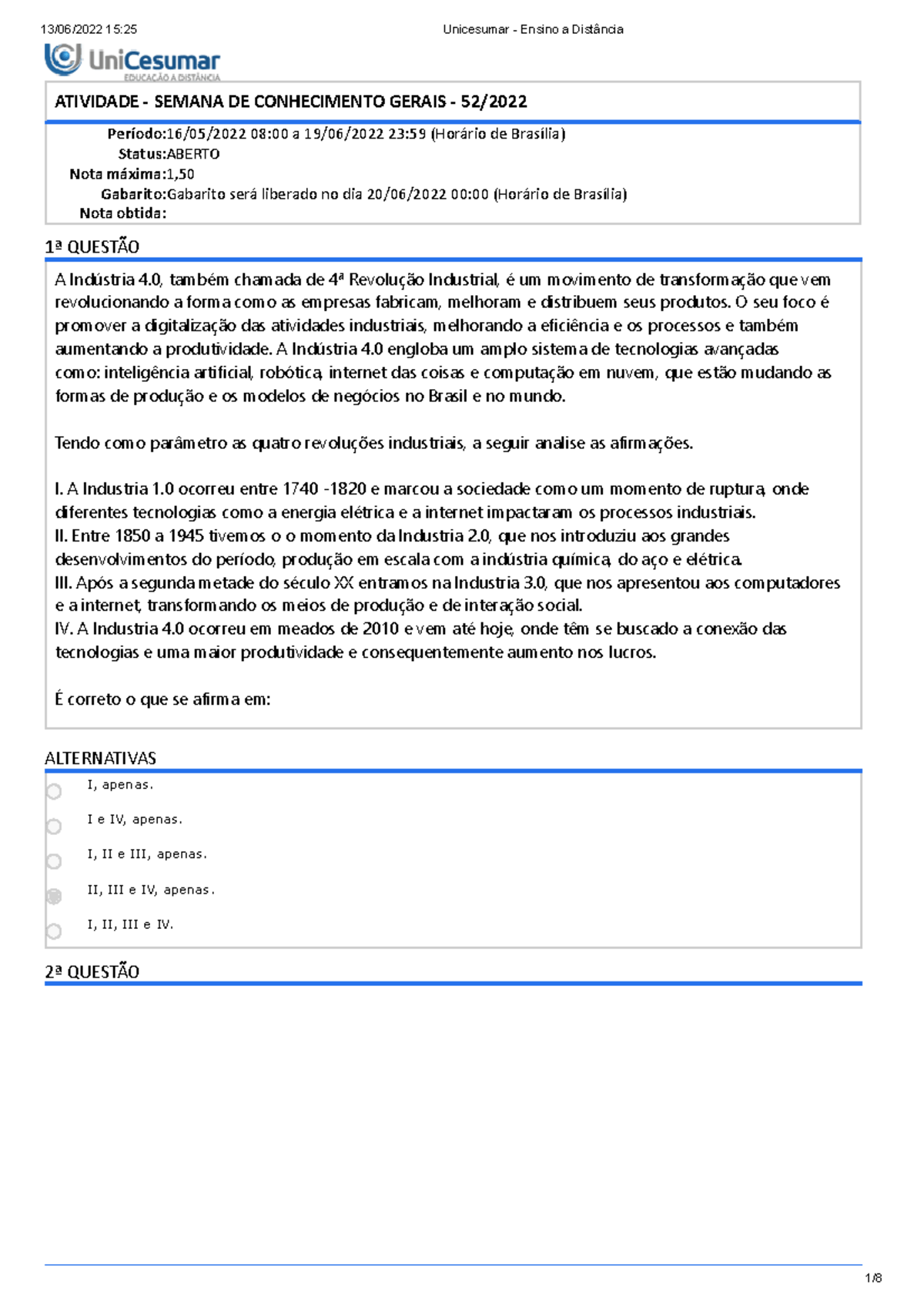 🟢 Perguntas e Respostas de Conhecimentos Gerais e Atualidades nº