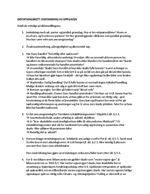 Rettslære Eksamen 2023 - Oppgave 1 – Habilitet Dette Er En Tvist Mellom ...