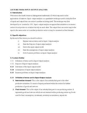 Lecture 6 Applications OF Differentiation IN Business - LECTURE SIX ...