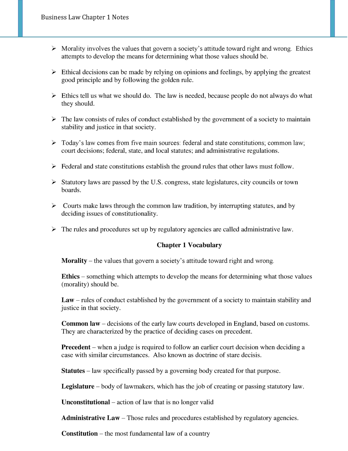 chapter-1-notes-vocab-and-things-to-know-business-law-chapter-1-notes