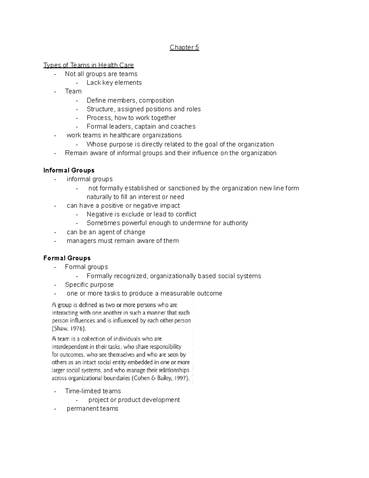 chapter-5-assigned-reading-notes-chapter-5-types-of-teams-in-health