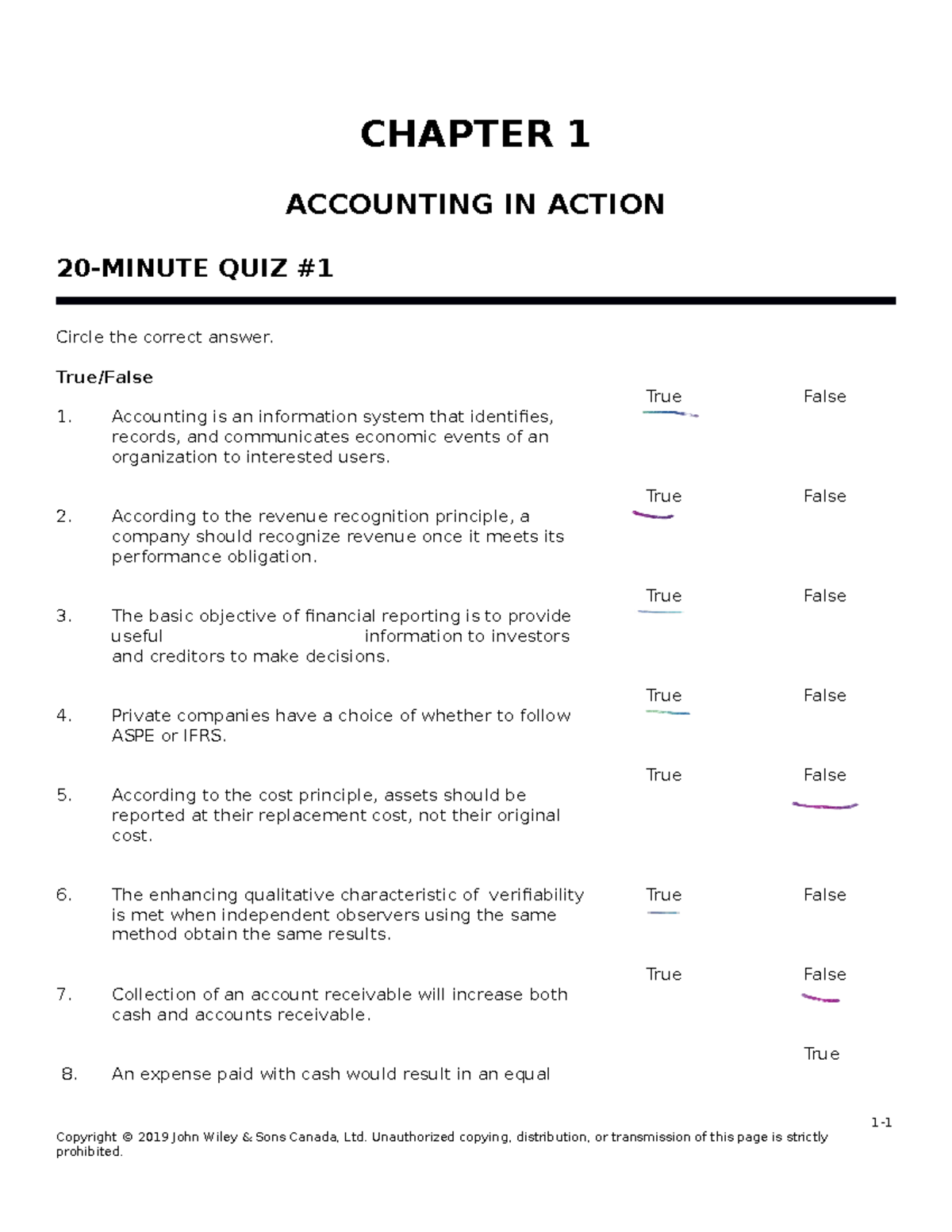 Mini Practice Set 1 Accounting Answer Key – Ace Your Accounting Skills