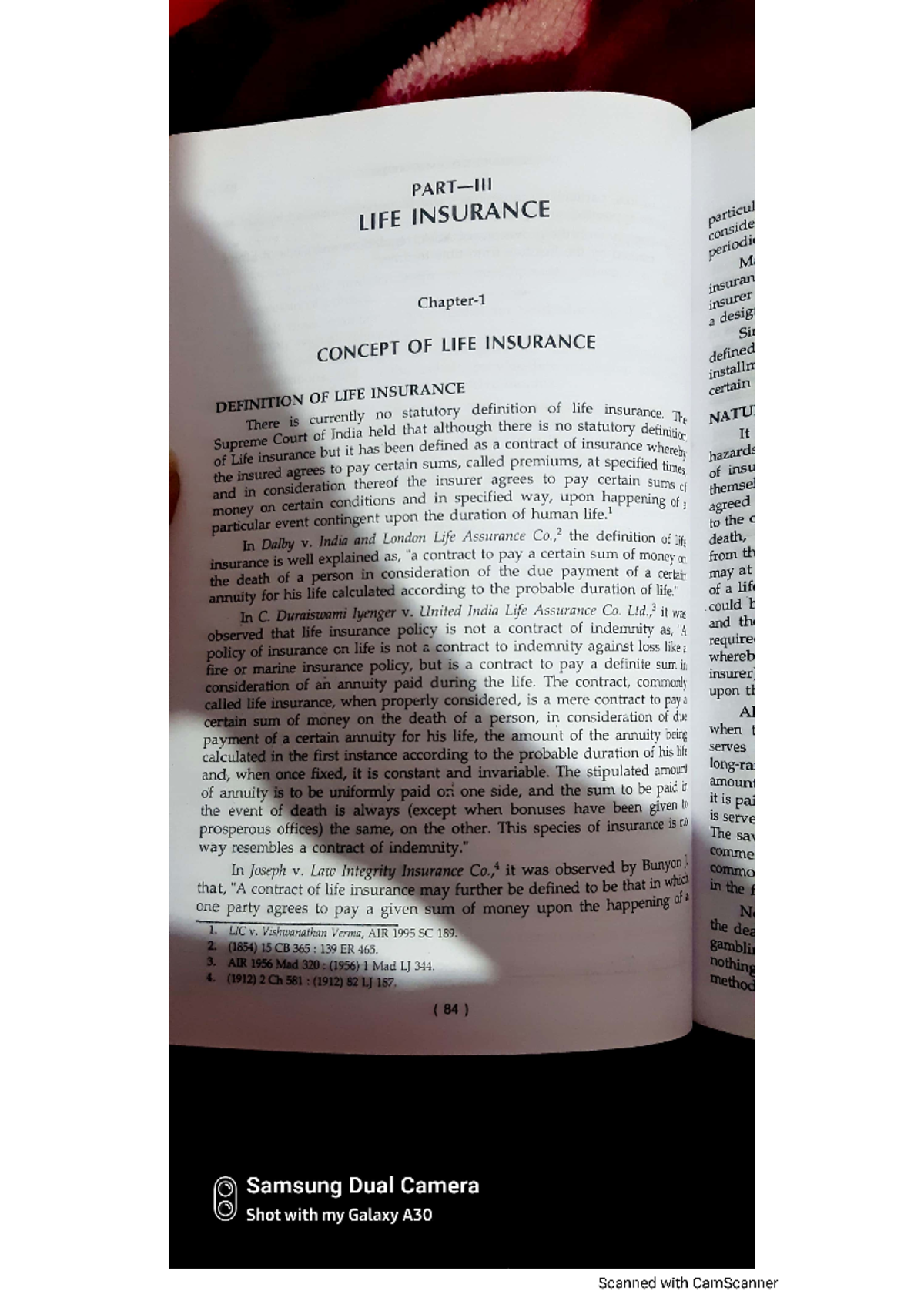 Life insurance - B.A.LLB. - Studocu