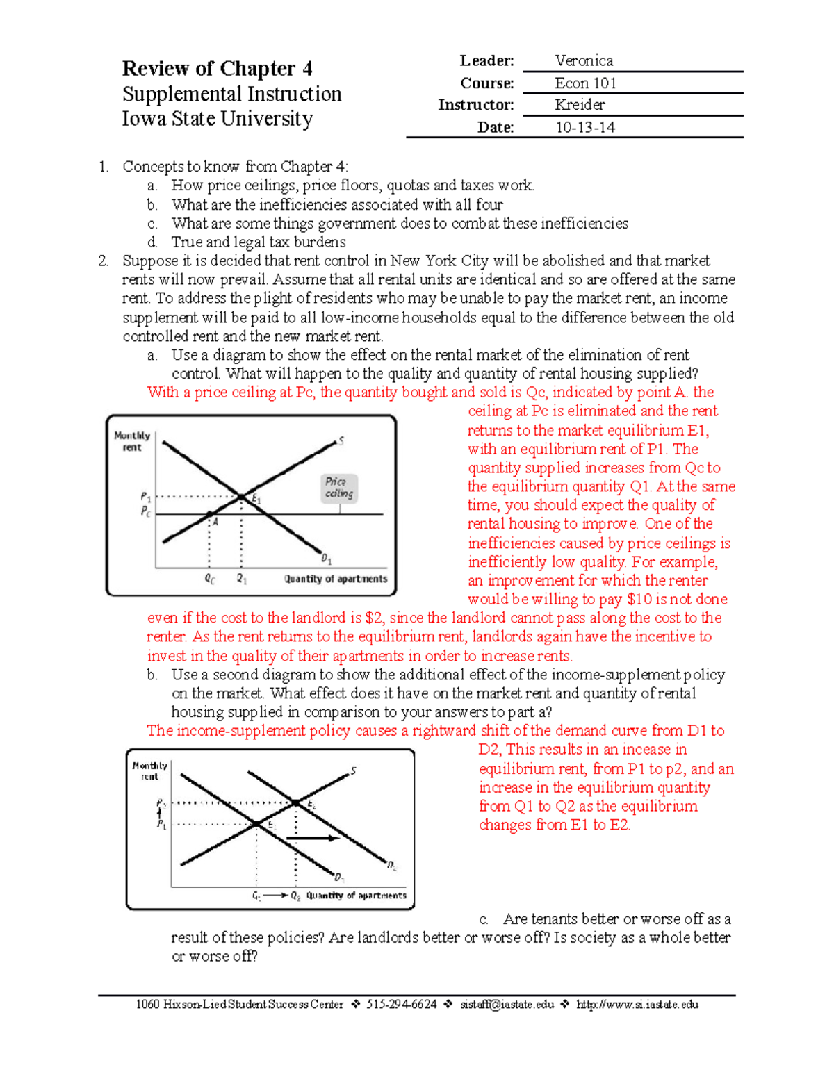 ECON 101 4 5 Kreider vmwhite Worksheet 17 Key - Review of Chapter 4 ...