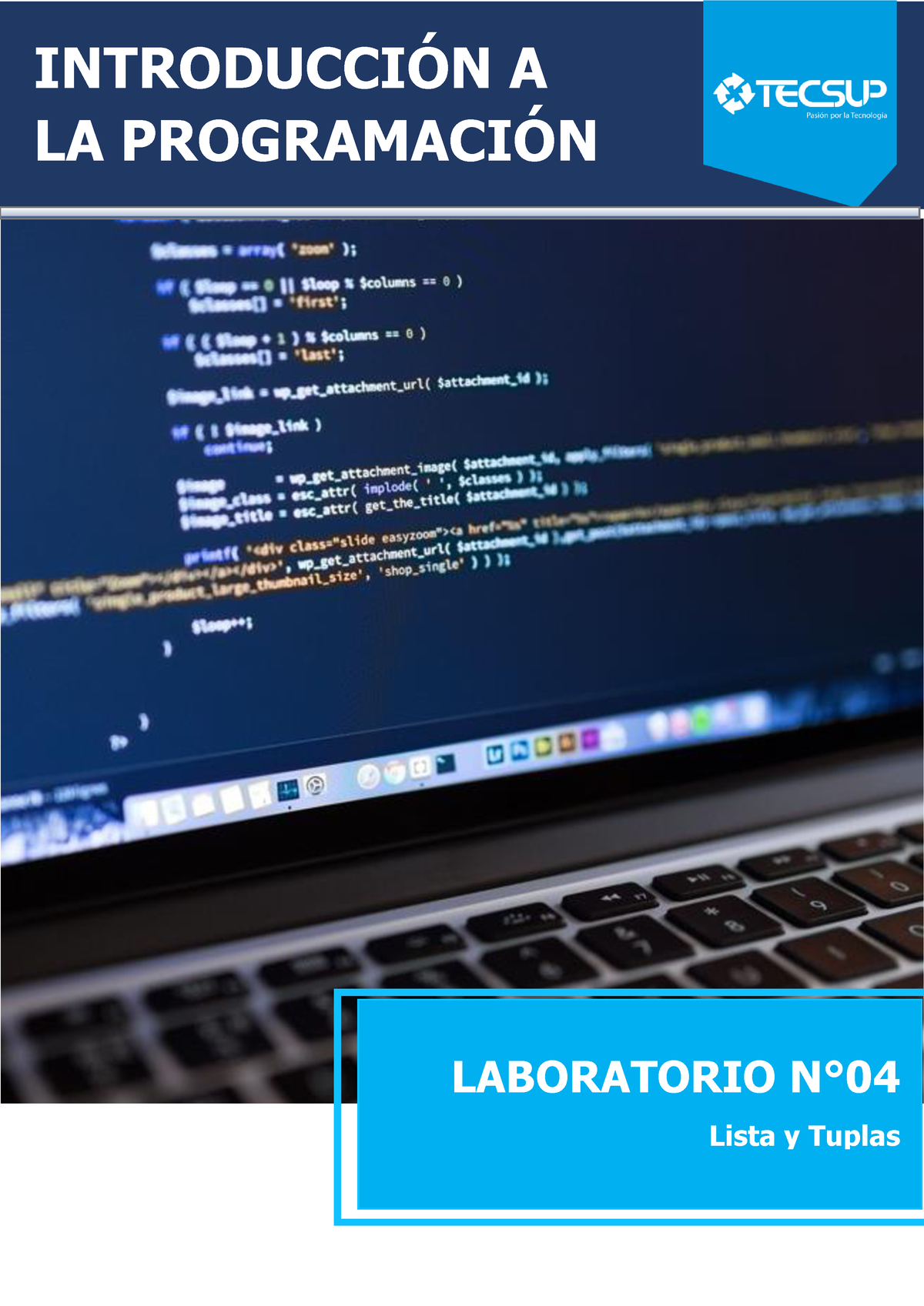 Lab 05 - Laboratorios - INTRODUCCI”N A LA PROGRAMACI”N LABORATORIO N∞ ...