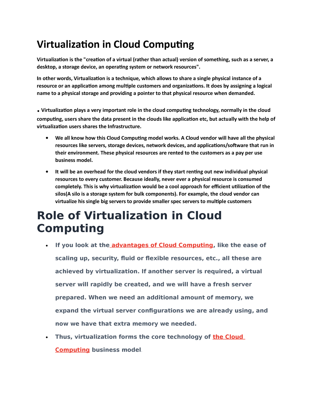 case study on virtualization in cloud computing