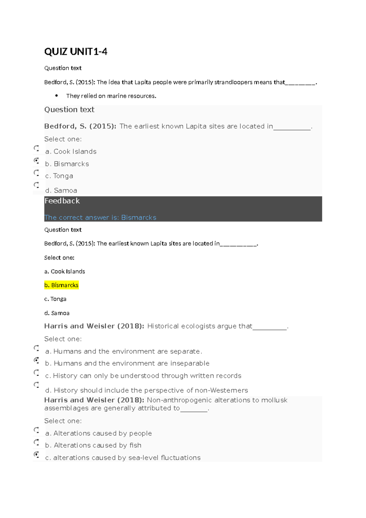 QUIZ 204 - A attempt for revision purpose and guide to understand the ...