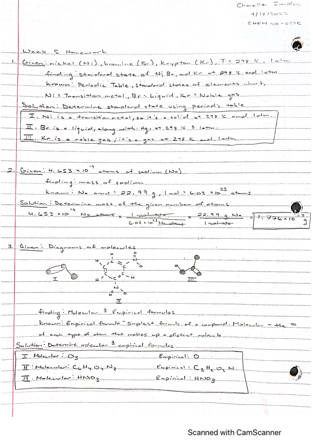 mastering chemistry homework 5 answers