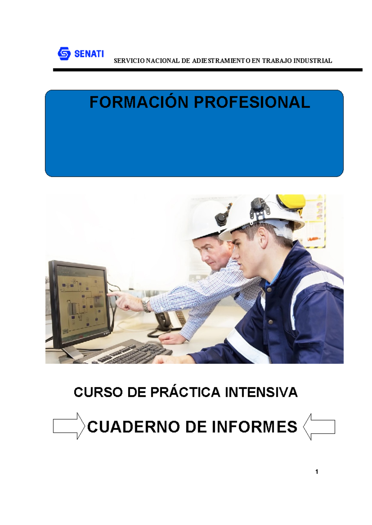 Cuaderno DE Informes 8 - IMFORMES DE PRACTICAS. - SERVICIO NACIONAL DE ...