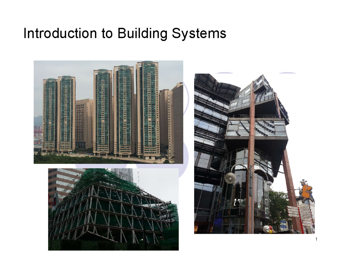 Introduction of Building Services System 01 - Category of building ...