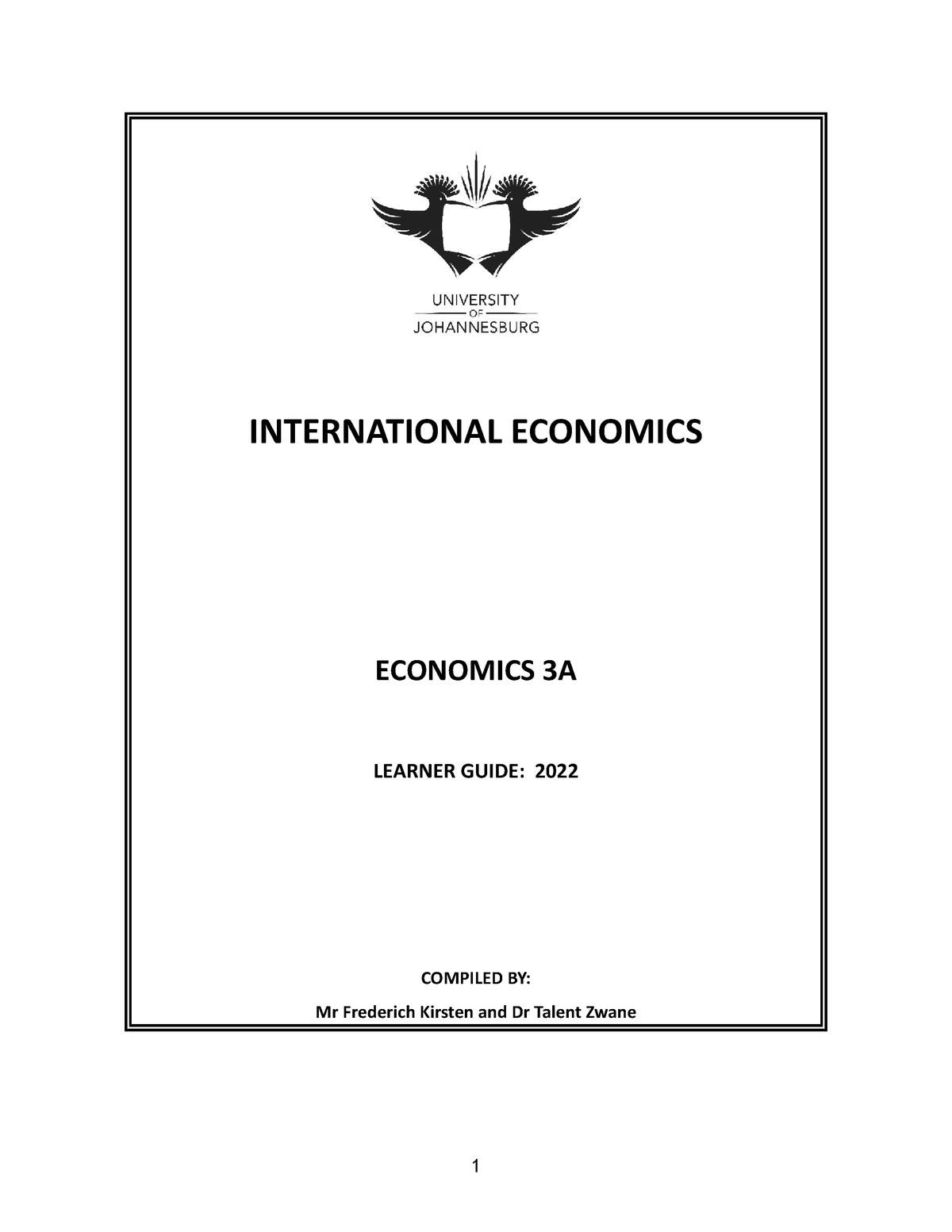 economics research study 2022