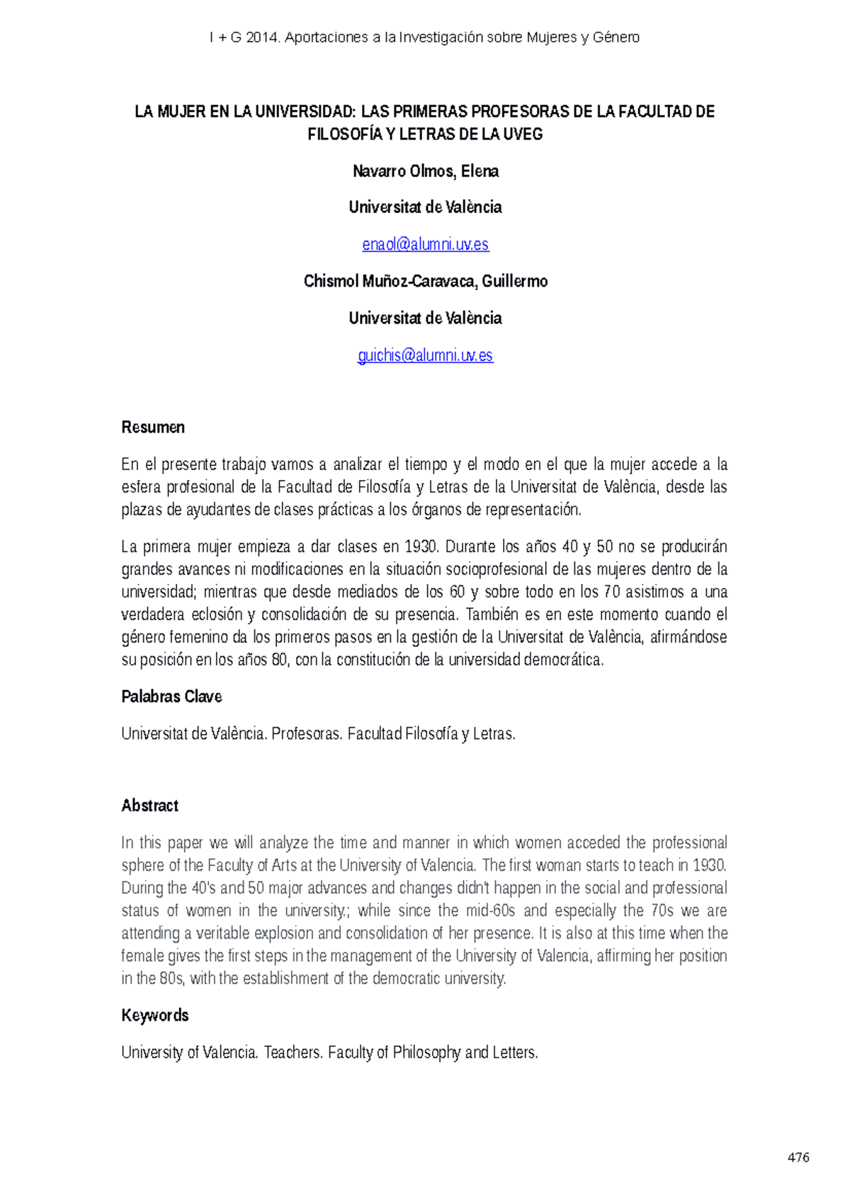 El acceso de la mujer a la Universidad - LA MUJER EN LA UNIVERSIDAD ...