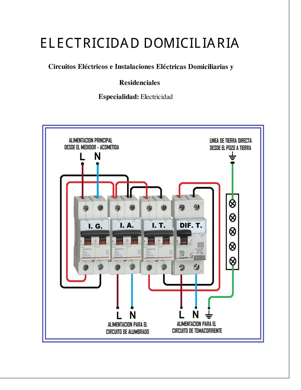 Instalaciones Electricas - 1- Circuito Simple: Se Basa En 1 Solo ...