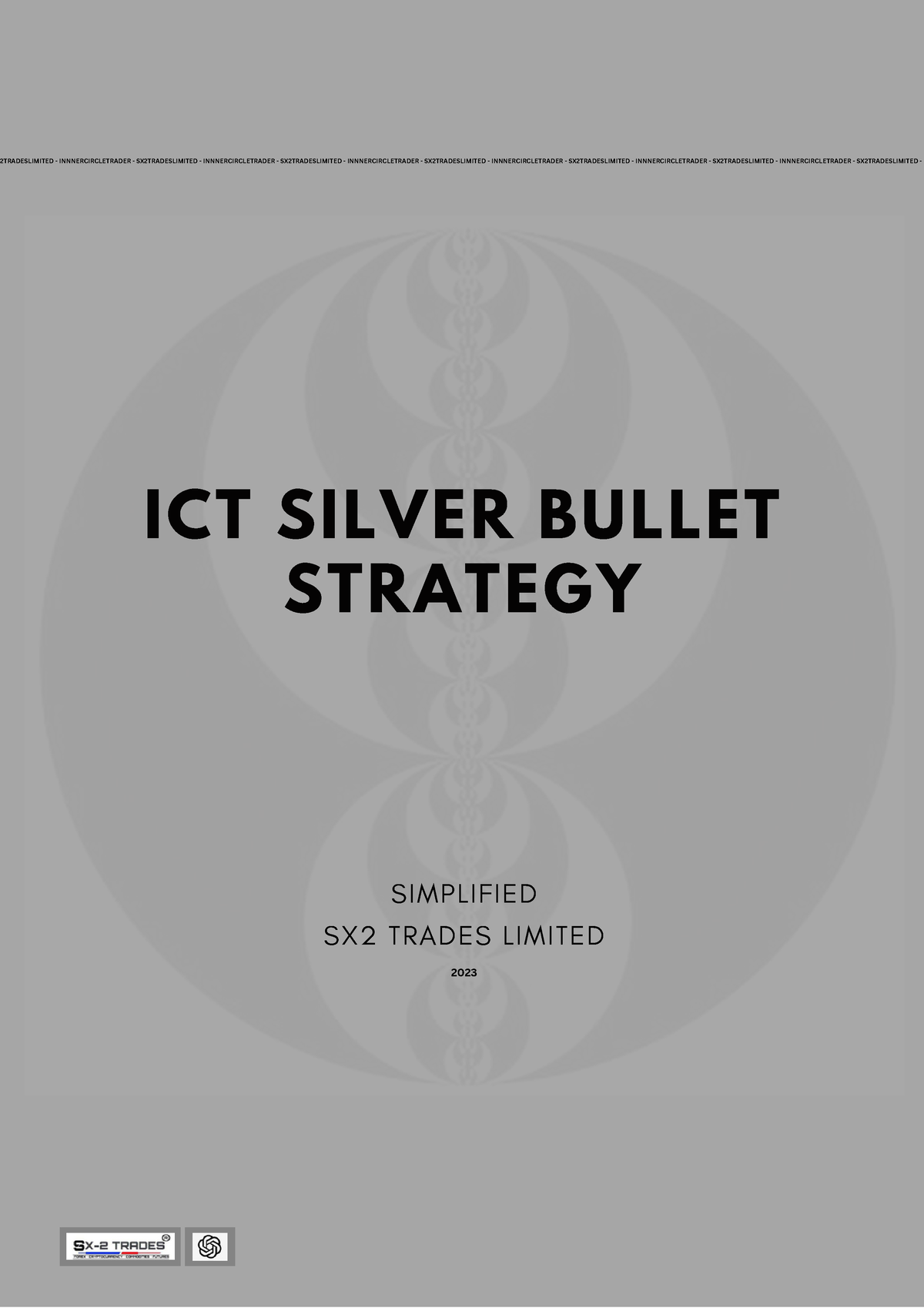 ICT Silver Bullet By SX2 Trades ICT SILVER BULLET STRATEGY SIMPLIFIED