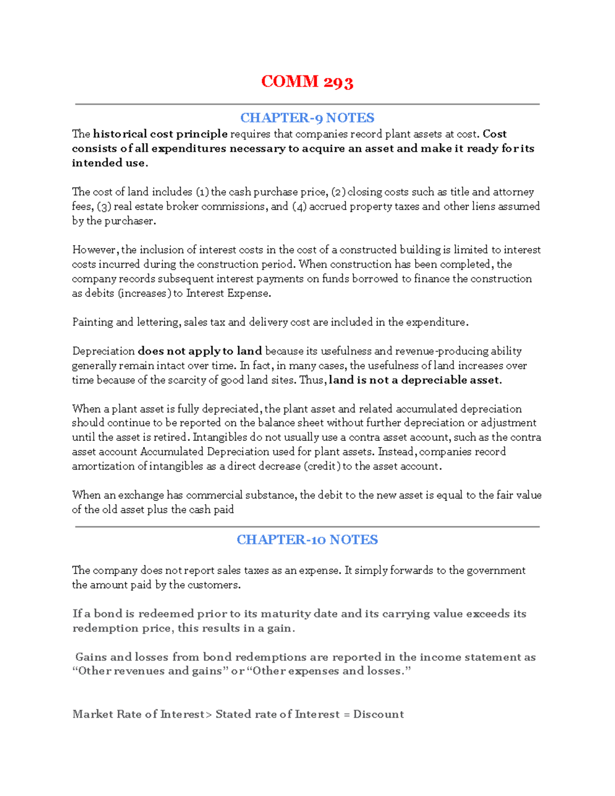 COMM 293 - Notes - 293 - UBC - Studocu