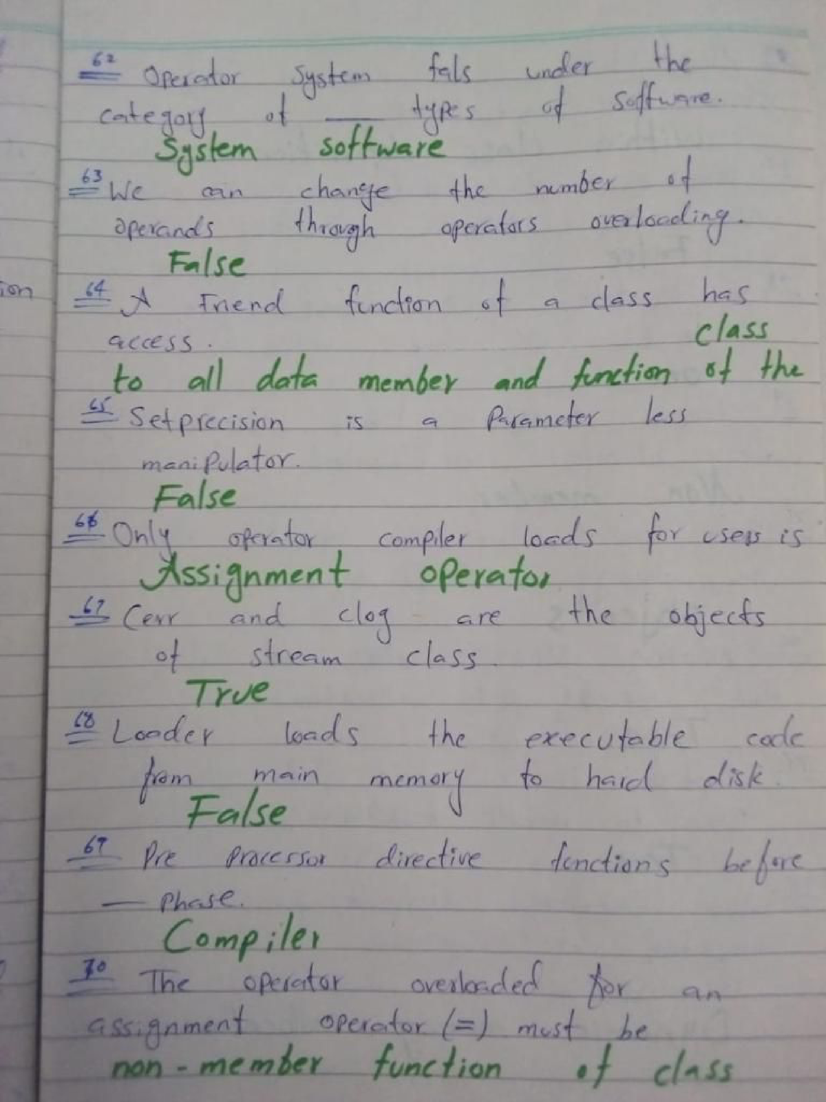 CS201 Handwritten Short Notes (VUAnswer.com) Handwritten - Introduction ...