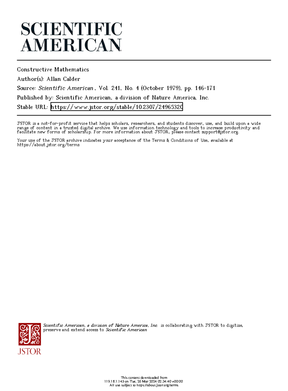 Calder-Constructive Mathematics-1979 - Constructive Mathematics Author ...