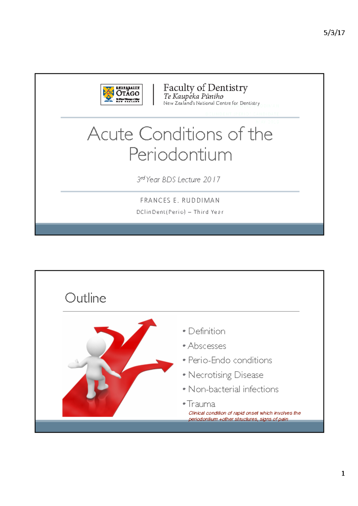 L8 Acute Conditions Of The Periodontium Studocu