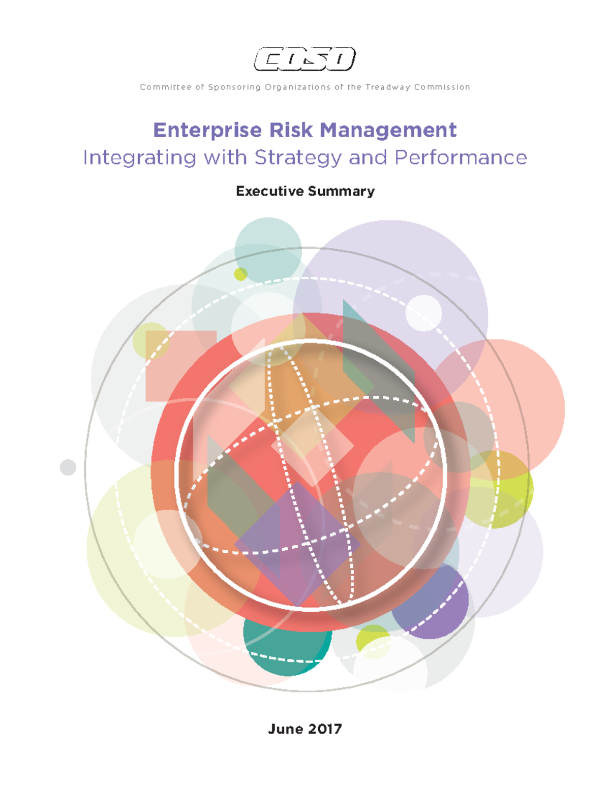 2017 COSO ERM Integrating with Strategy and Performance Executive ...