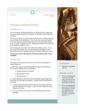 ANTH+104+Project+3+Rubric - Assignment Updated Spring 2021 ANTH 104 ...