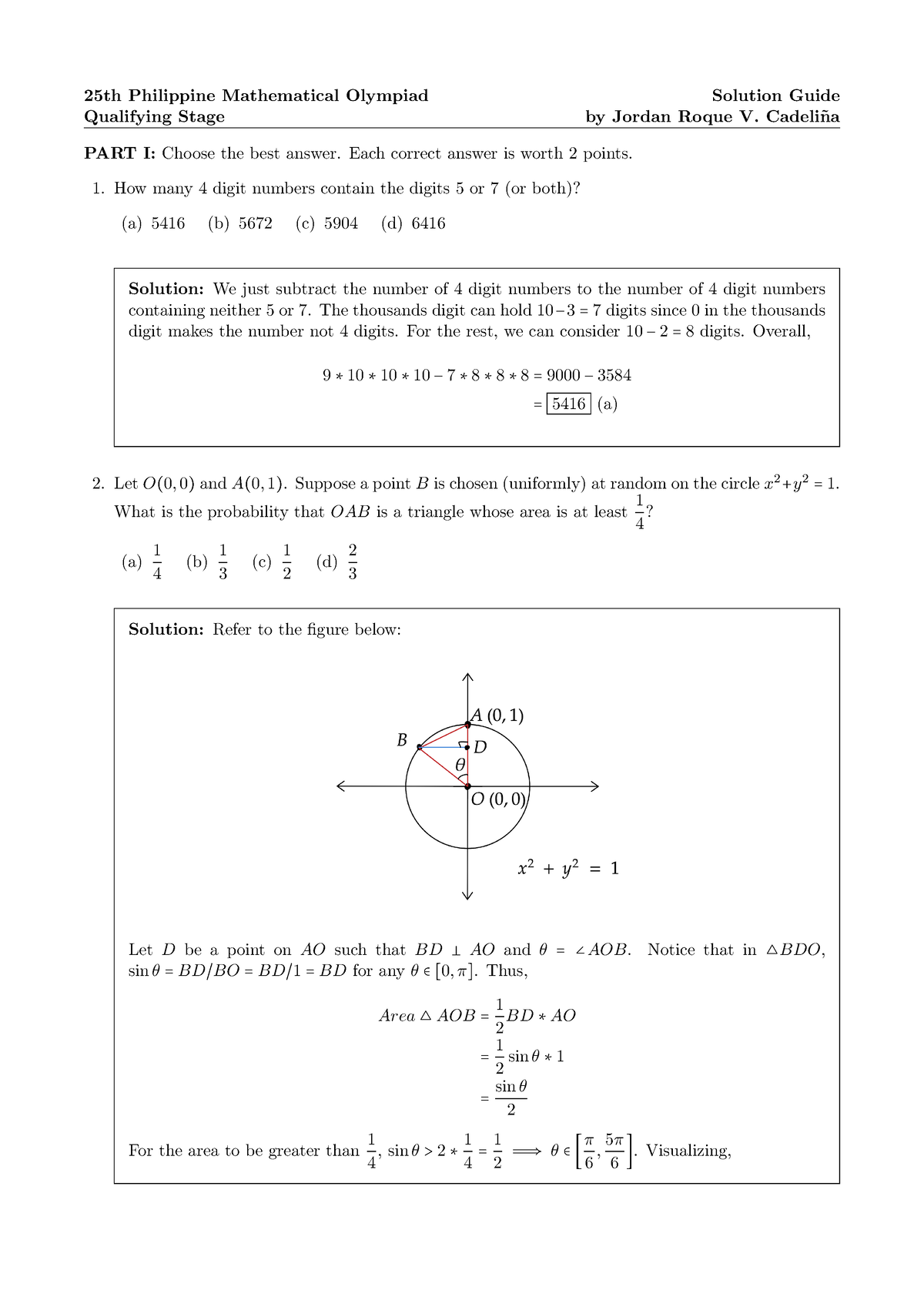 25th Qualifying PMO Solution Guide by Jordy - 25th Philippine ...