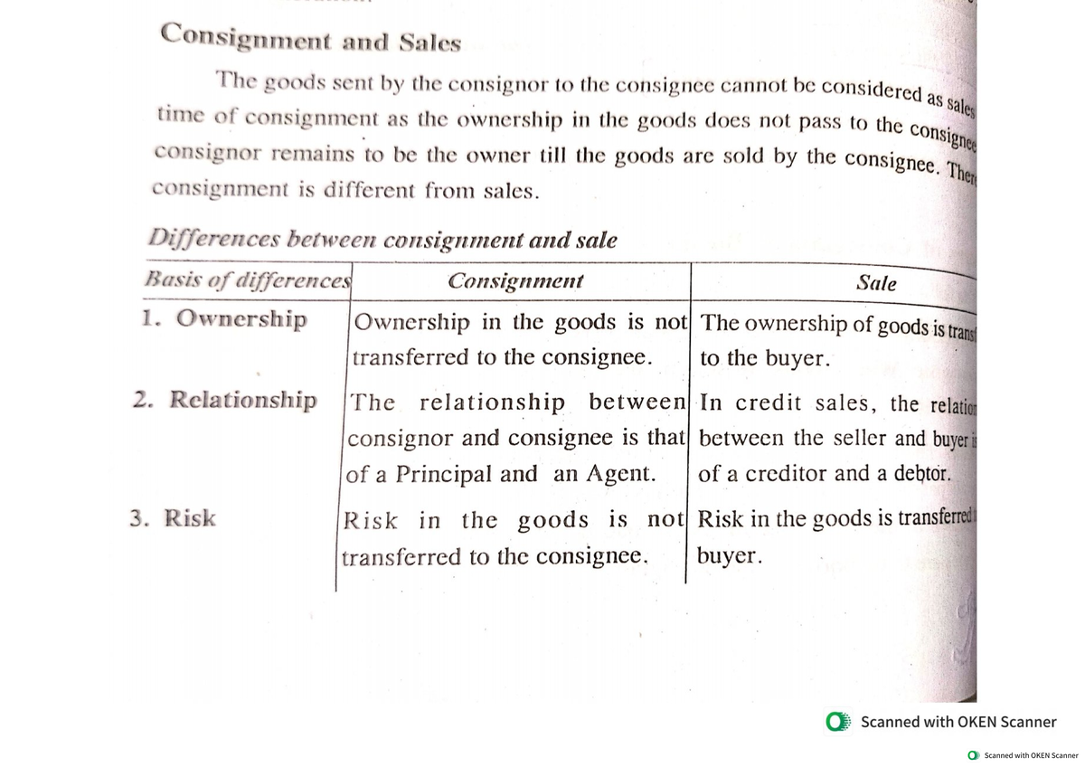 Consignment sales.. 11 Financial Accounting Studocu
