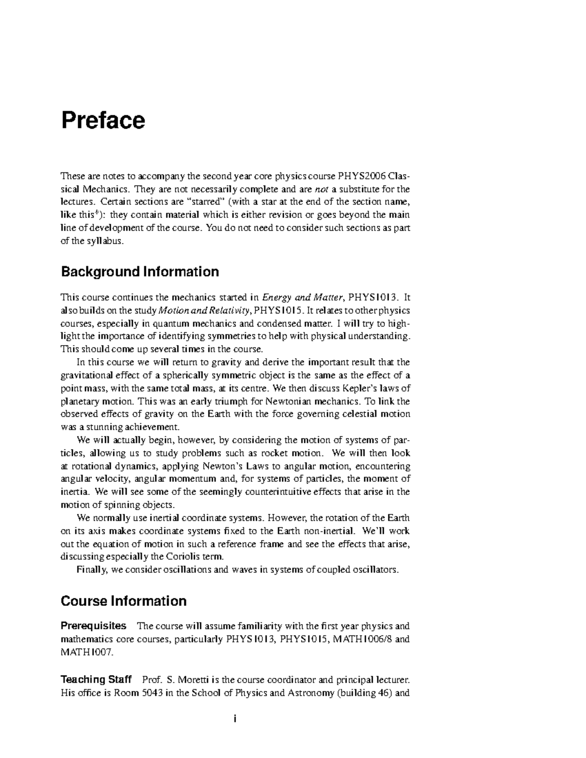 Bsc Physics Honours 1st Year Notes - Kalimat Blog