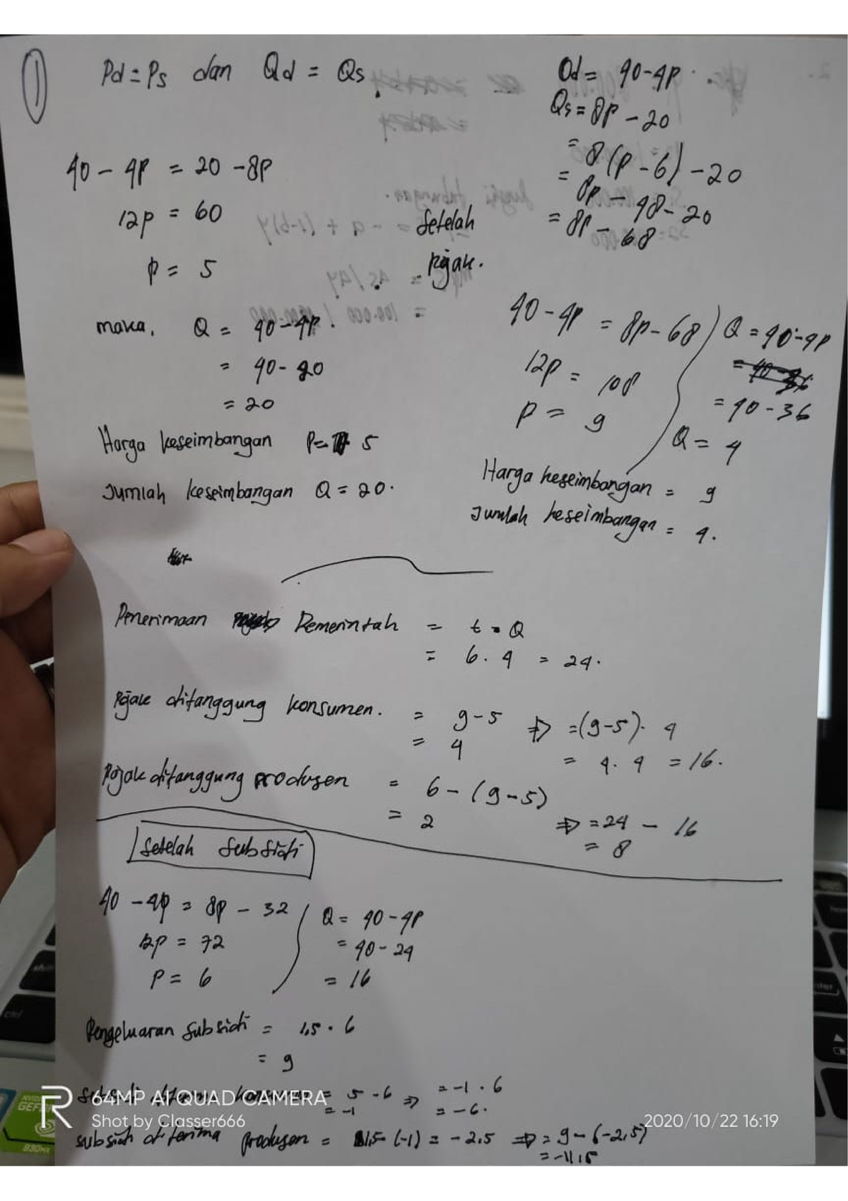 Diskusi 4 - Matematika Ekonomi - Matematika Ekonomi (Edisi 2) - Studocu