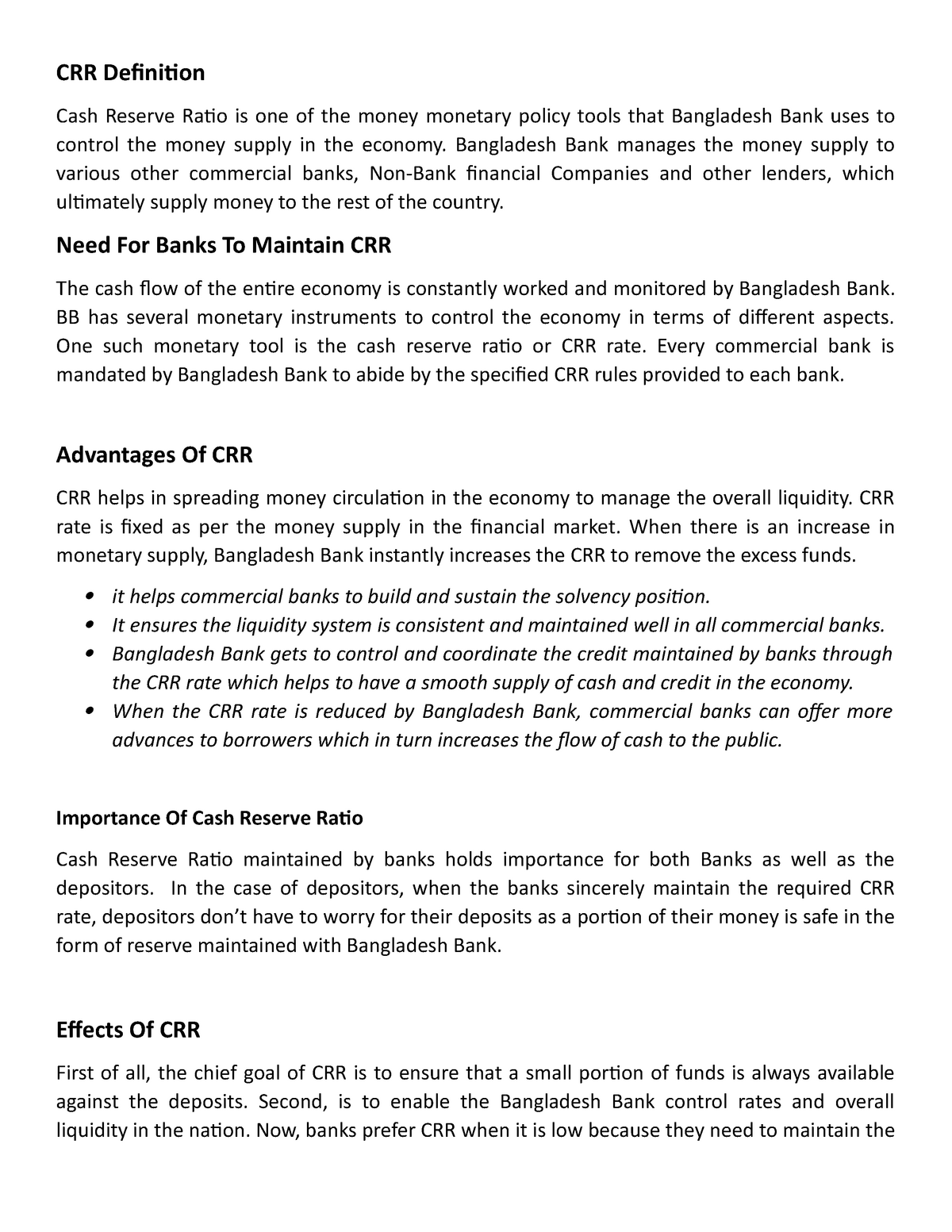 14-present-finance-crr-definition-cash-reserve-ratio-is-one-of-the