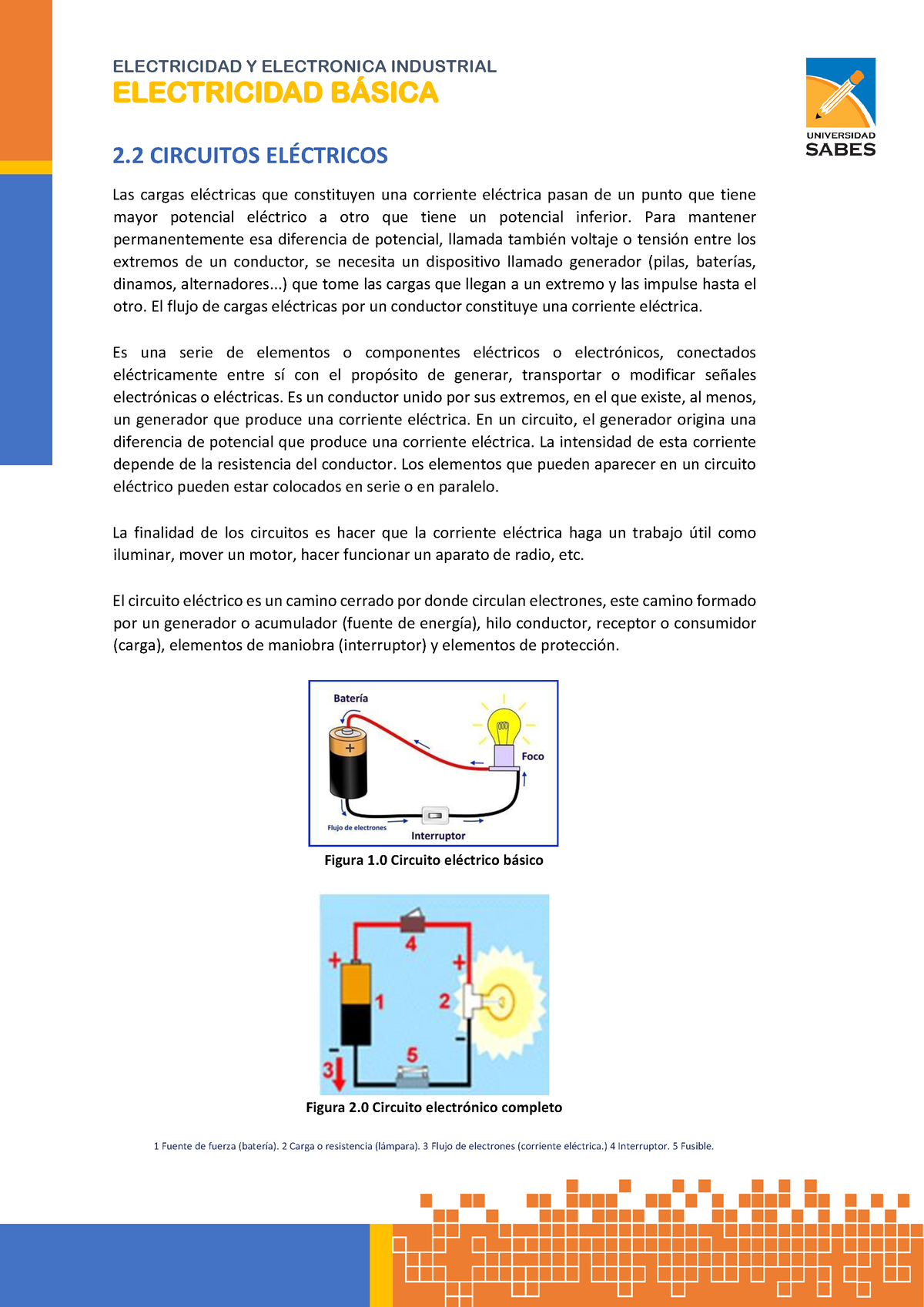 2.2. Circuitos Eléctricos - ELECTRICIDAD B¡SICA 2 CIRCUITOS EL.. Las ...