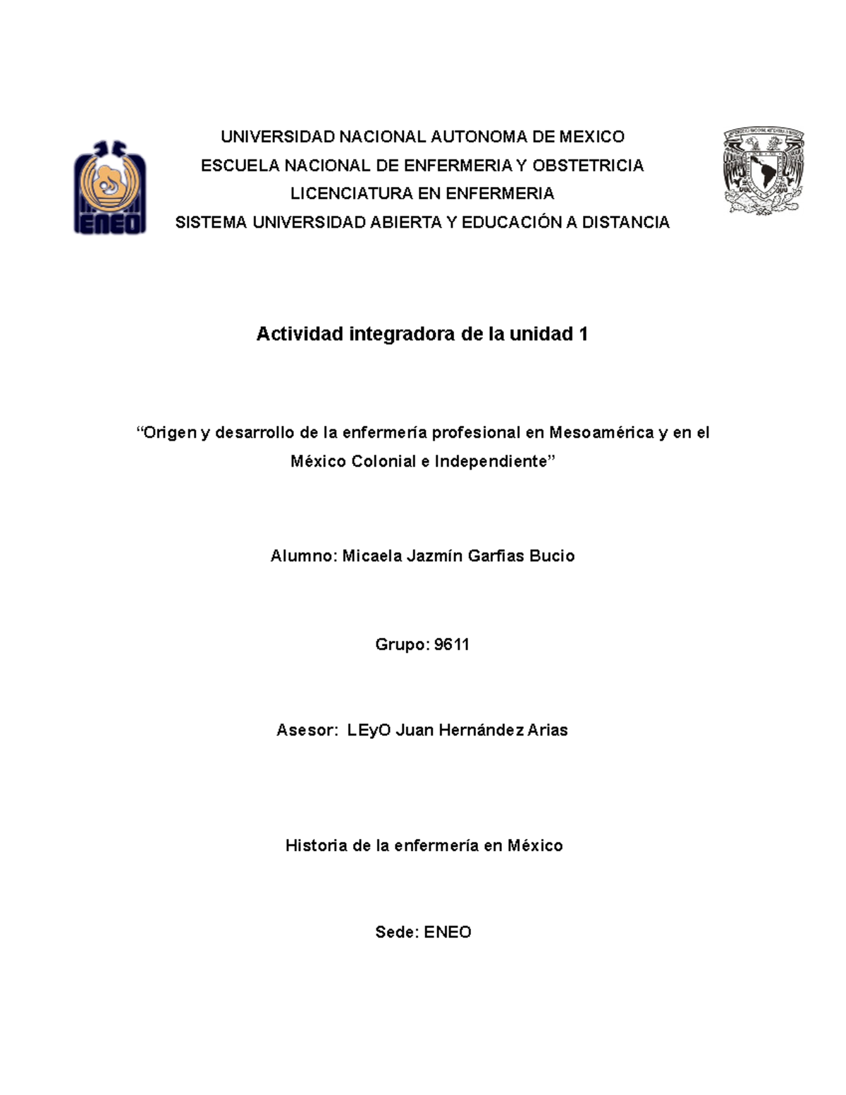 Unidad 1 Linea del tiempo de