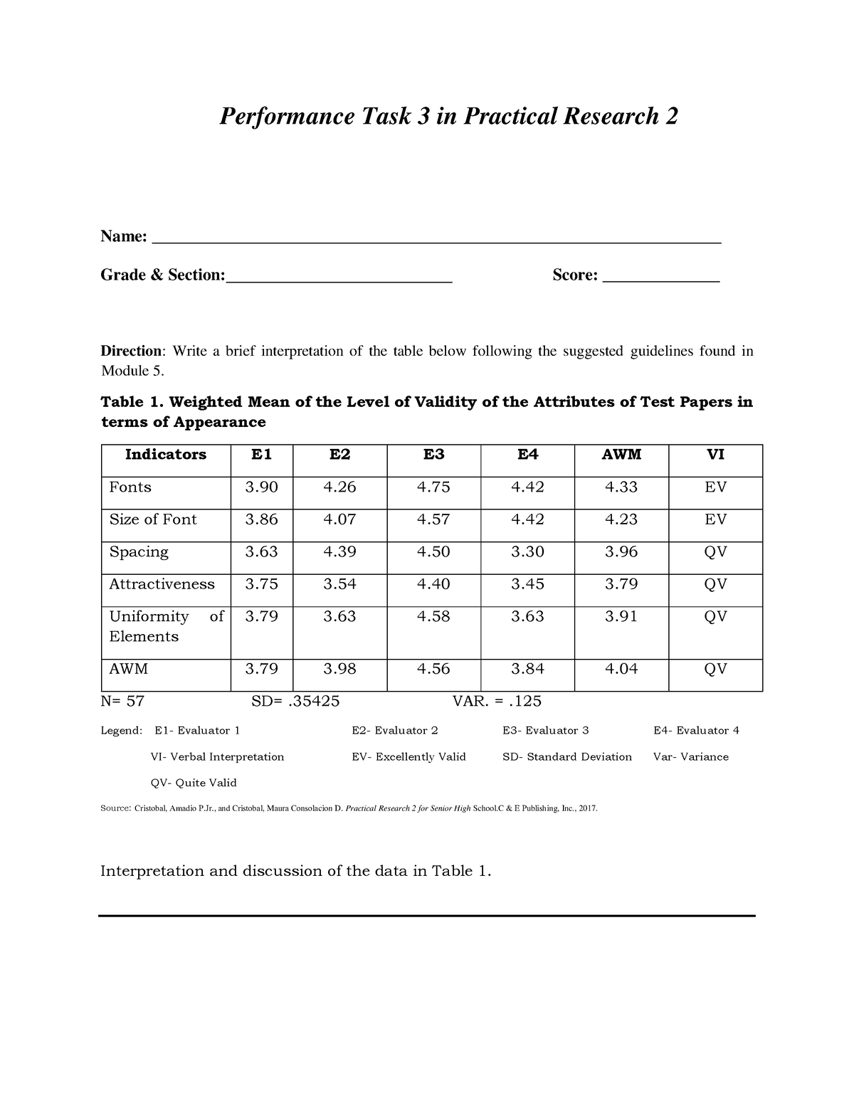 PR2-Q2-Performance Task 3 - Performance Task 3 in Practical Research 2 ...