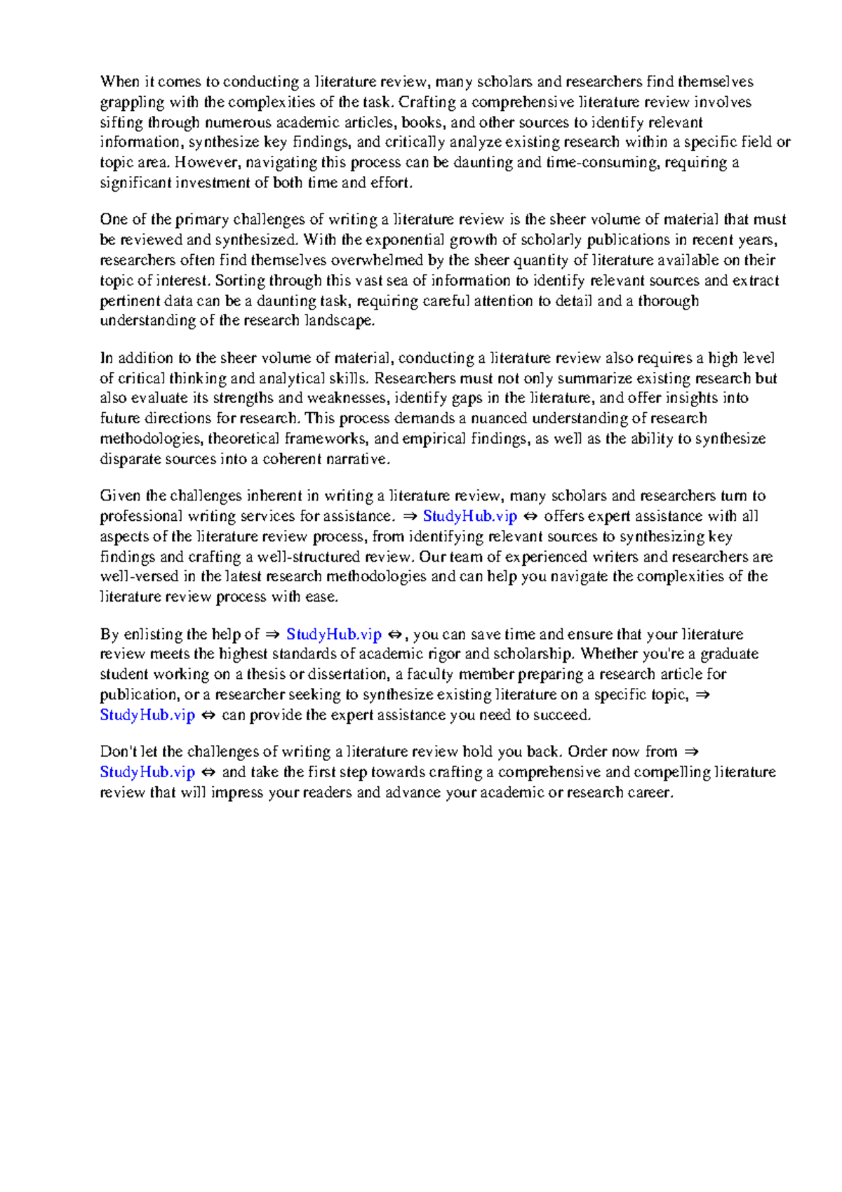 Ways Of Conducting Literature Review - When it comes to conducting a ...