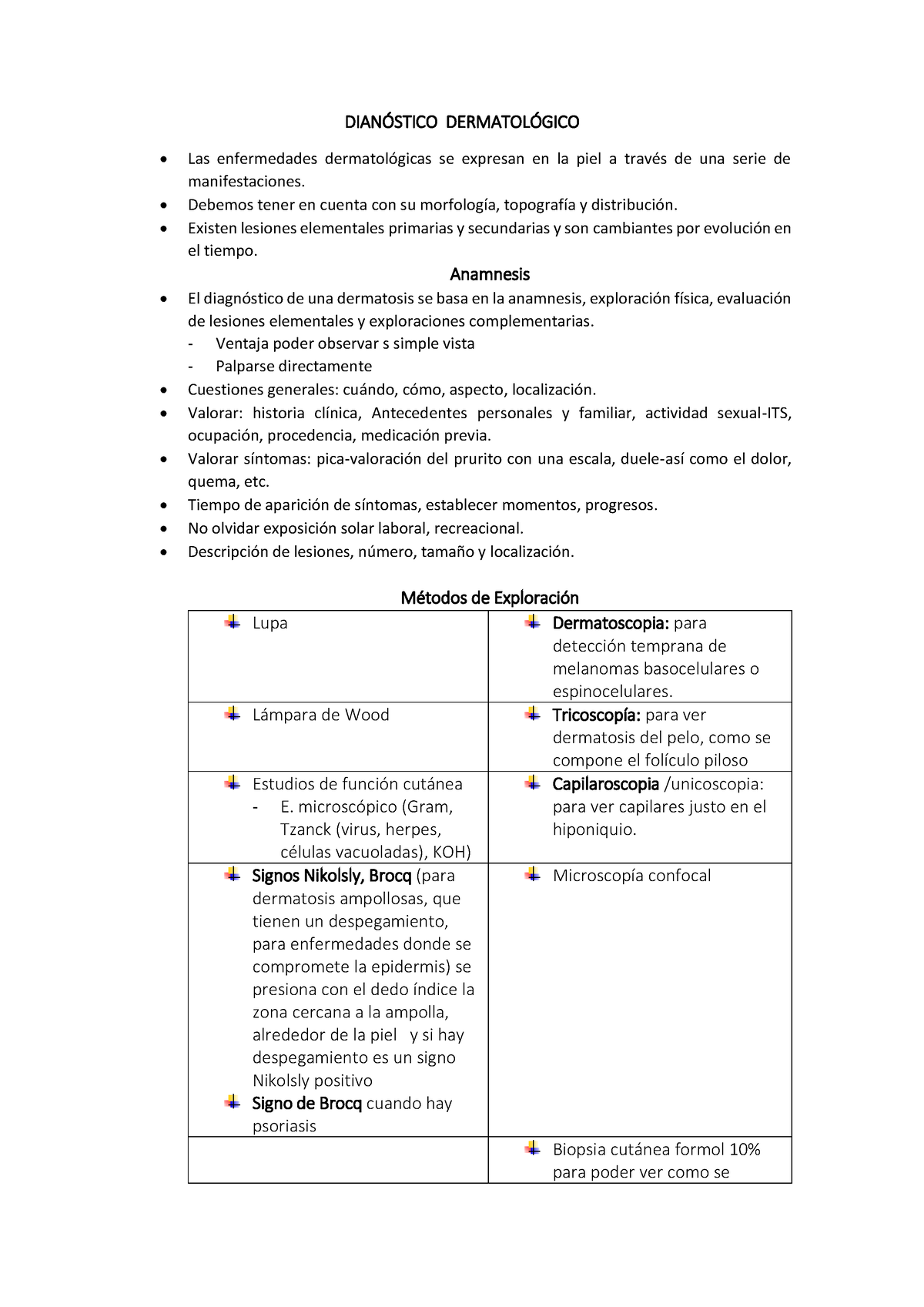 Lesiones Primarias Y Secundarias PDF - DIANÓSTICO DERMATOLÓGICO Las ...