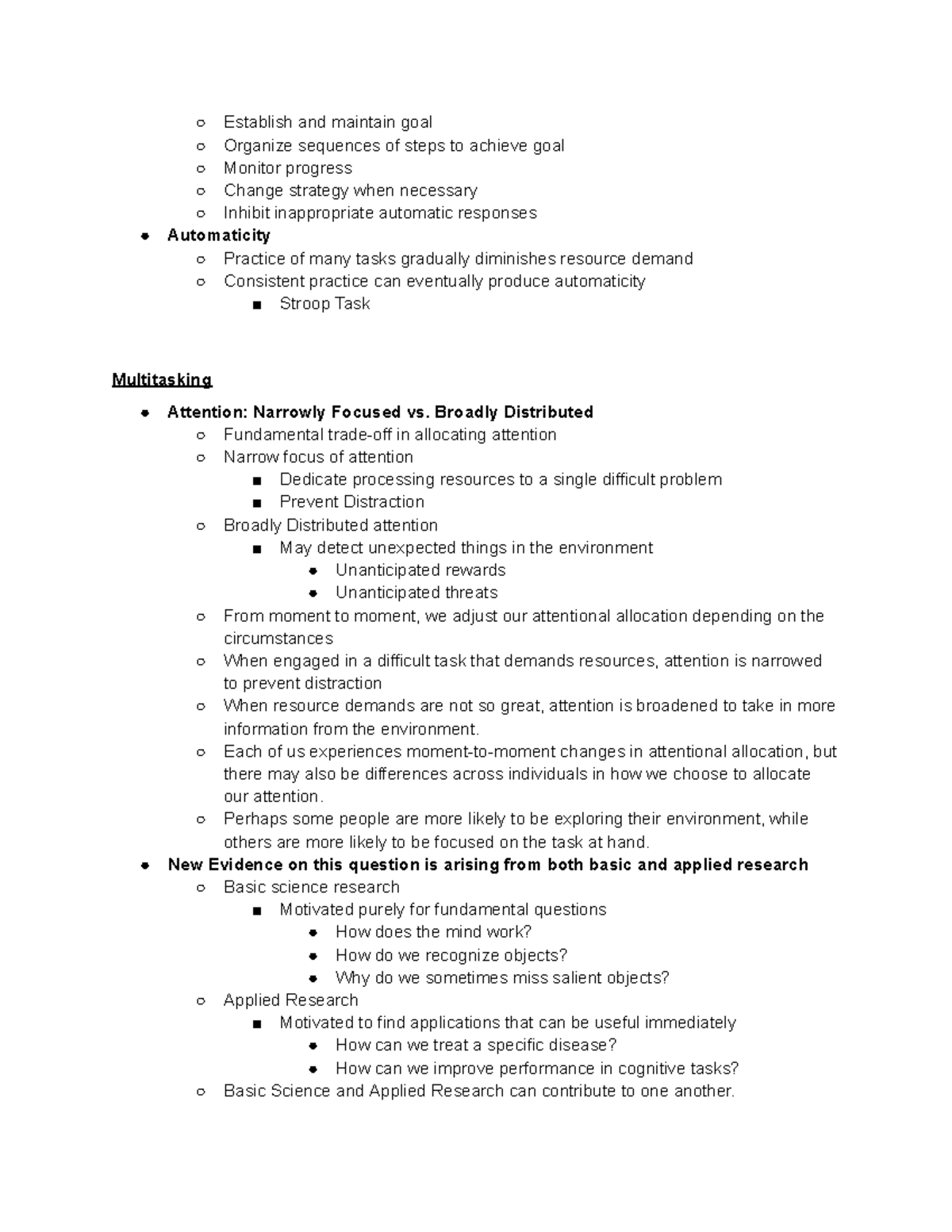 exam-2-study-guide-p-2-establish-and-maintain-goal-organize-sequences