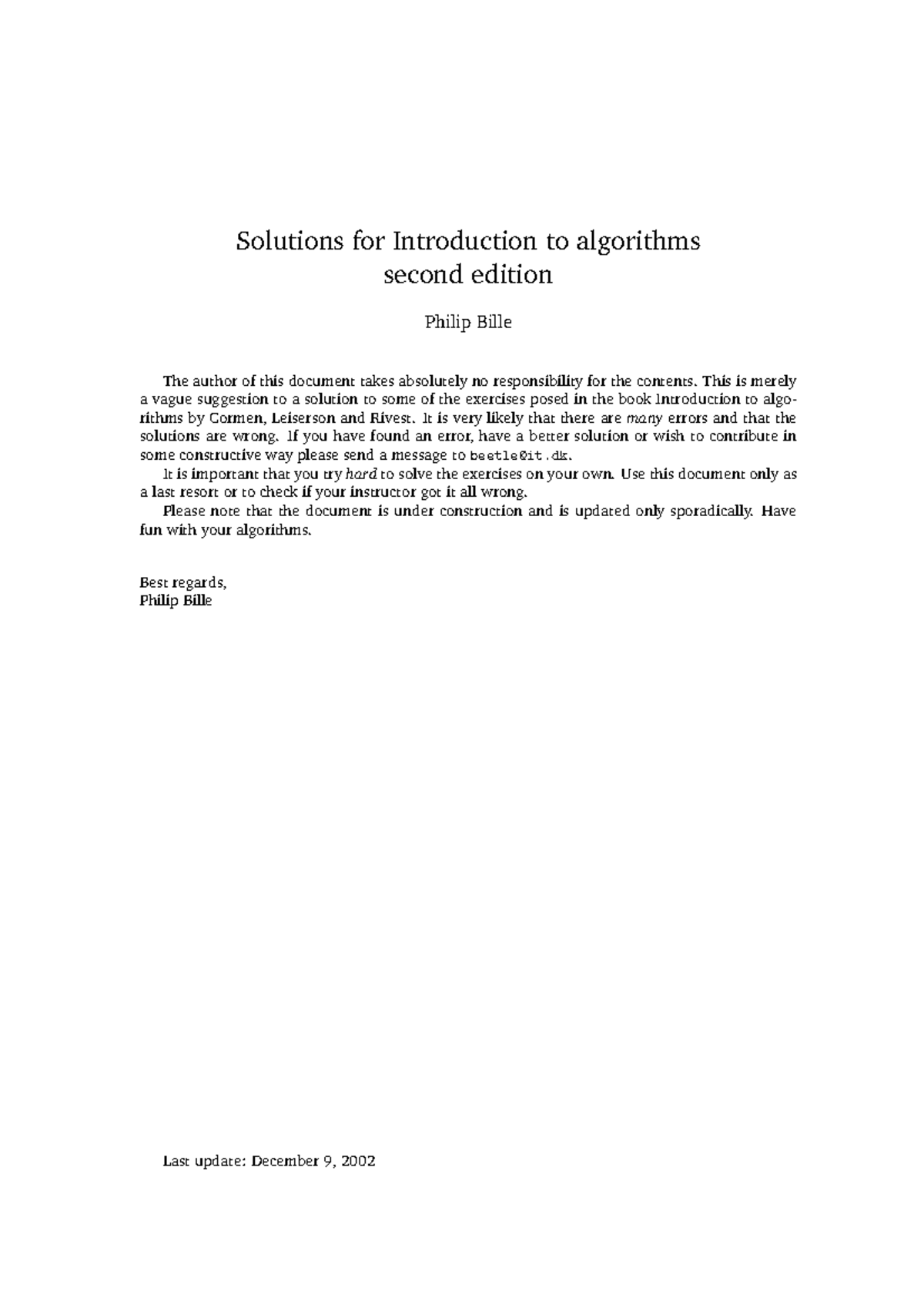 Solution - These are clsss notes of graph theory....... - Solutions for ...