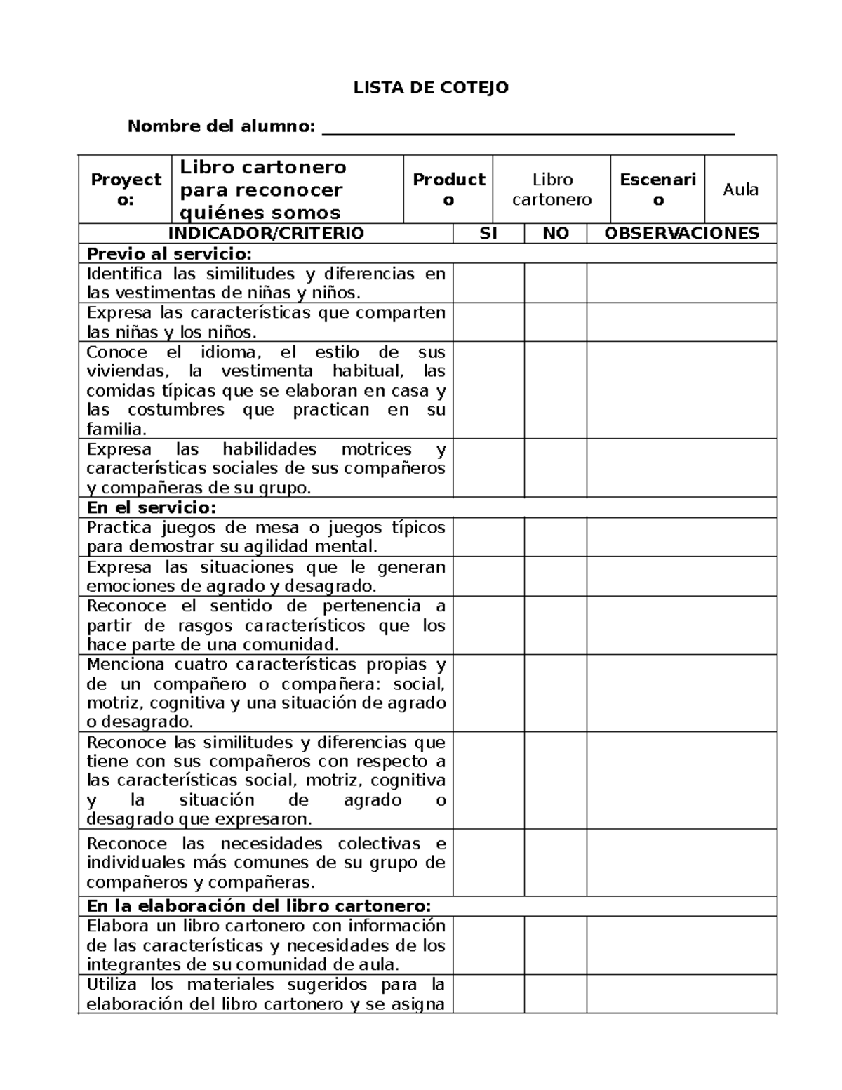 '3er Grado Septiembre - Instrumentos De Evaluaci N (2023-2024)' Contigo ...