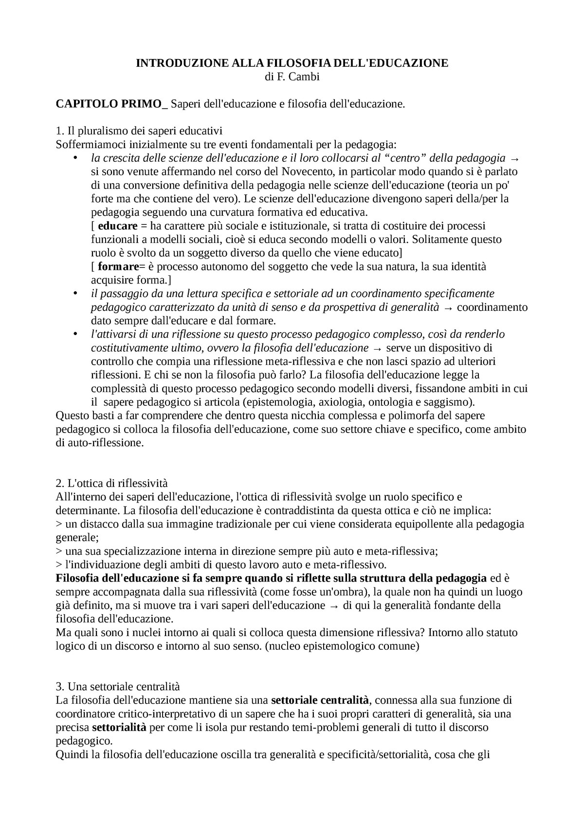 Corso di Filosofia dell'educazione Lezione nro ppt scaricare