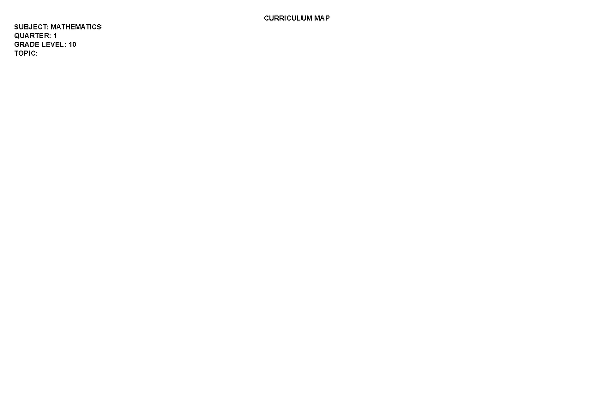 Curriculum MAP.eng 7docx - CURRICULUM MAP SUBJECT: MATHEMATICS QUARTER ...