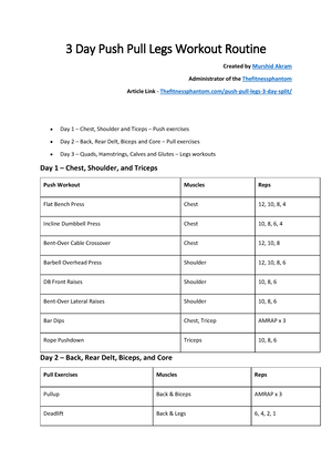 3 day leg discount workout