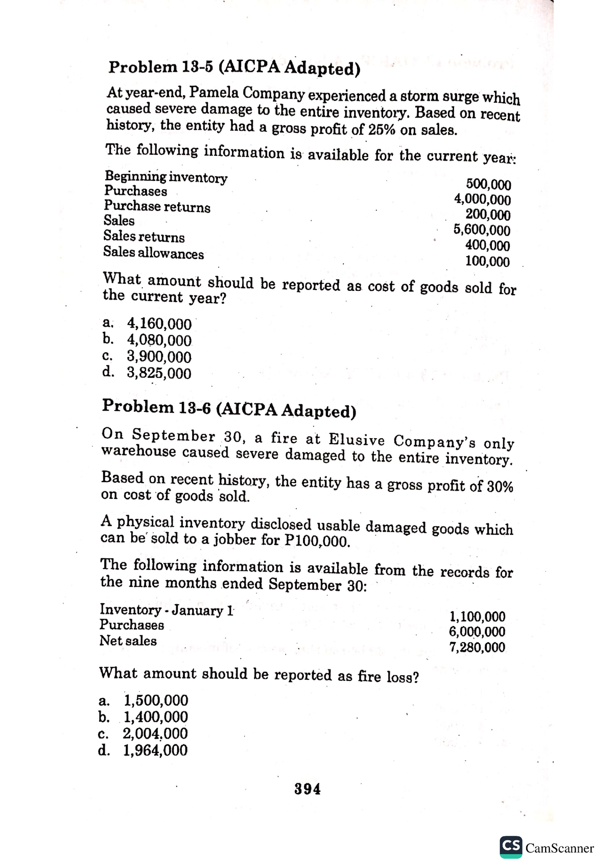 Problem 13 - Intermediate Accounting (Volume One) 2021 Edition By ...