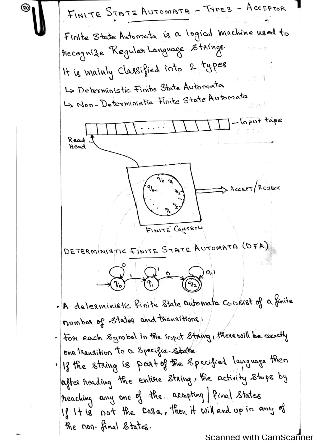 Module-I Part 2 - It's A Class Lecture Notes - Formal Languages And ...