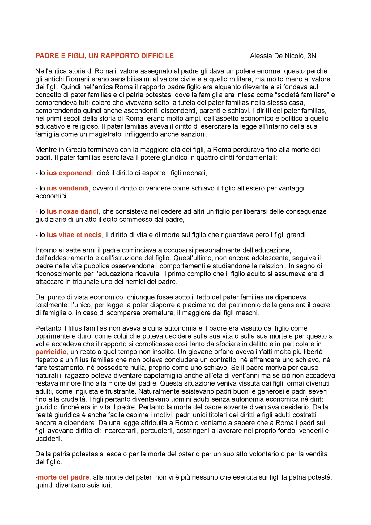 Padri E Figli Un Rapporto Difficile Padre E Figli Un Rapporto Difficile Alessia De Nicolò 3n 1105