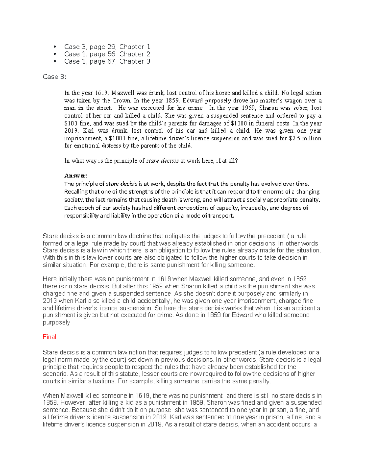 Case 3 - dSSdvSd - Case 3, page 29, Chapter 1 Case 1, page 56, Chapter ...