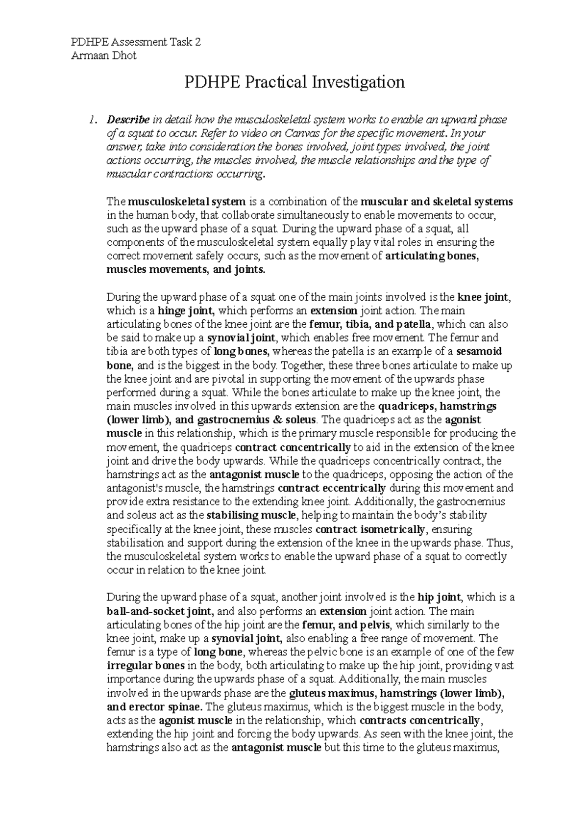 Pdhpe Practical Investigation - Armaan Dhot PDHPE Practical ...