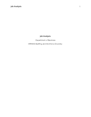 Week 1_CaseStudy_Workforce Planning at CSI - Workforce Planning at CSI ...