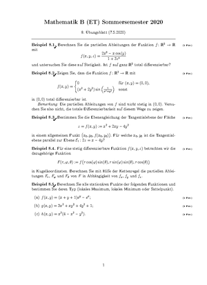 Mathe B - UEB 2 - SS 2017 - Mathematik B (ET) Sommersemester 2017 ...