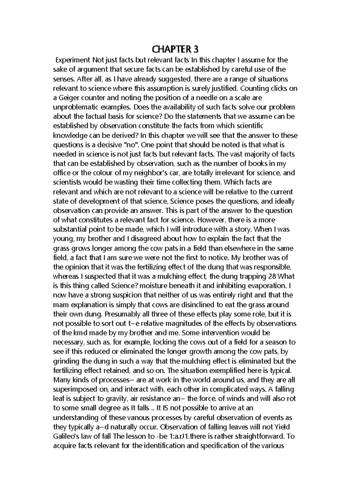 111111 - Summary Numerical methods for engineers - CHAPTER 3 Experiment ...