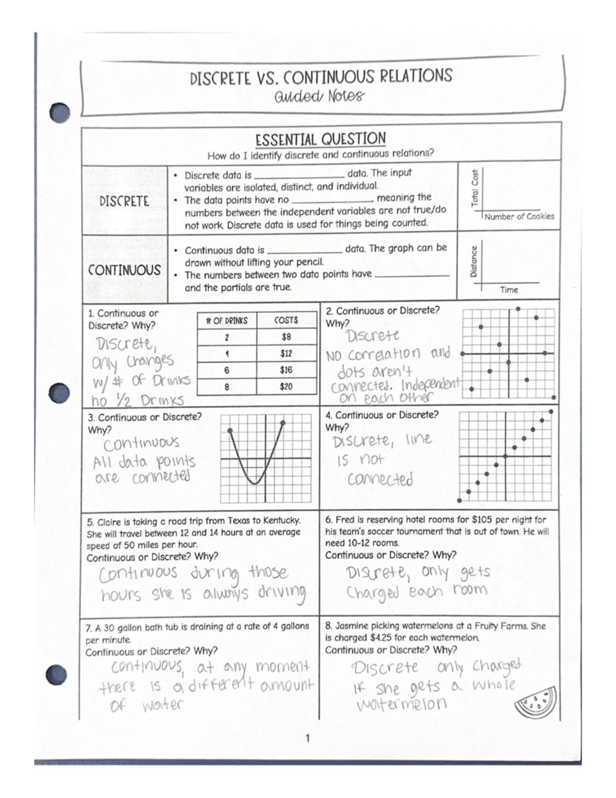 (blue+wb+1-4)+KEY - Homework answer key to double check your work ...